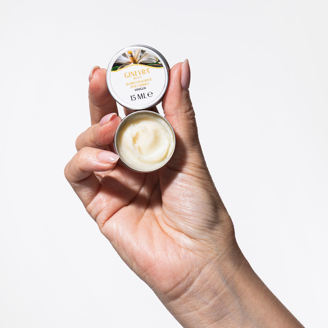 Manteca de labios de vainilla 