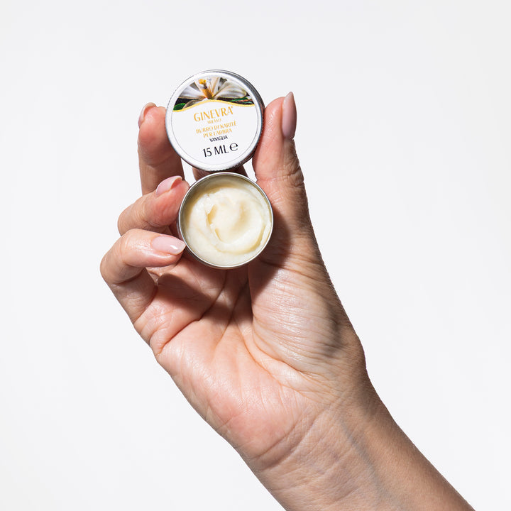 Manteca de labios de vainilla 