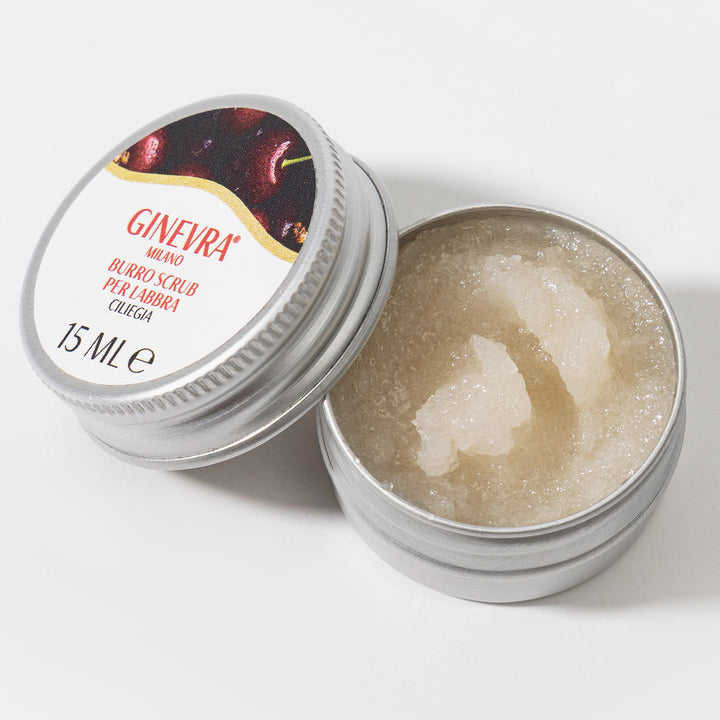 Manteca exfoliante de labios de cereza 