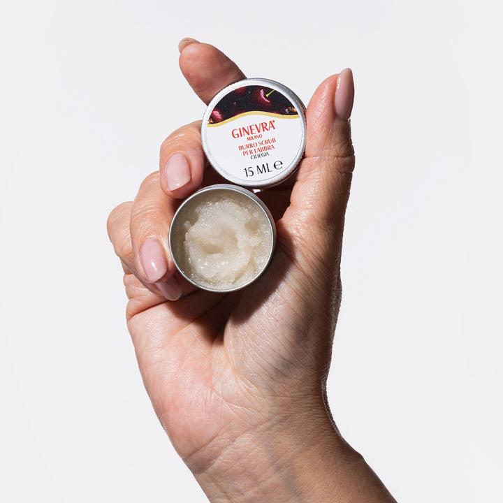 Manteca exfoliante de labios de cereza 